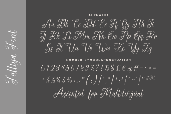 Falliya Font PNG with transparent background - Preview 3
