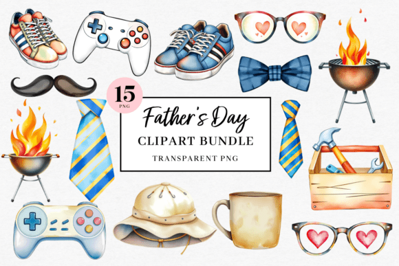Father’s Day Clipart Bundle