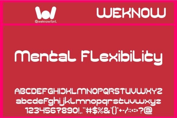 Flowing Thought Font - Preview 3