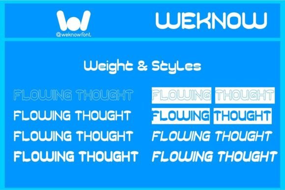 Flowing Thought Font - Preview 6