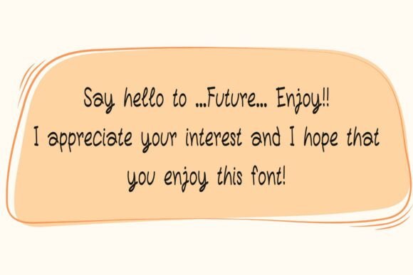 Future Font - Preview 6