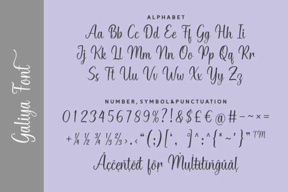 Galiya Font - Preview 1