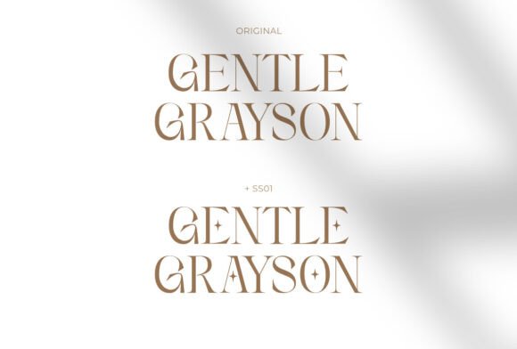Gentle Grayson Font - Preview 1