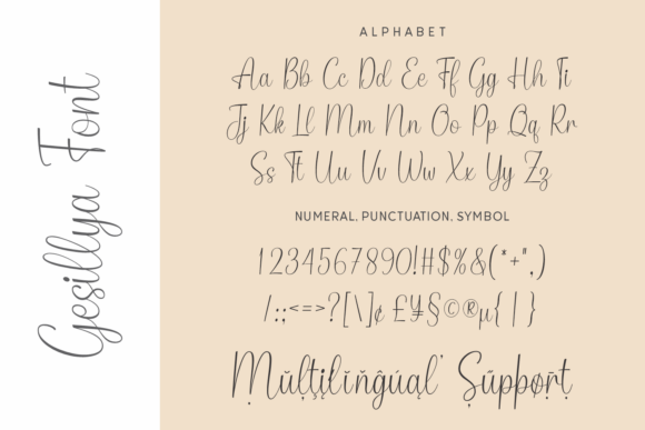 Gesillya Font - Preview 3