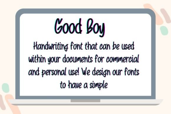 Good Boy Font - Preview 2