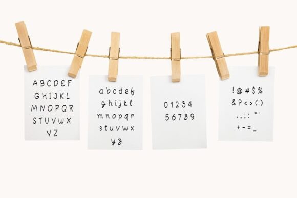 Good Time Font PNG with transparent background - Preview 1