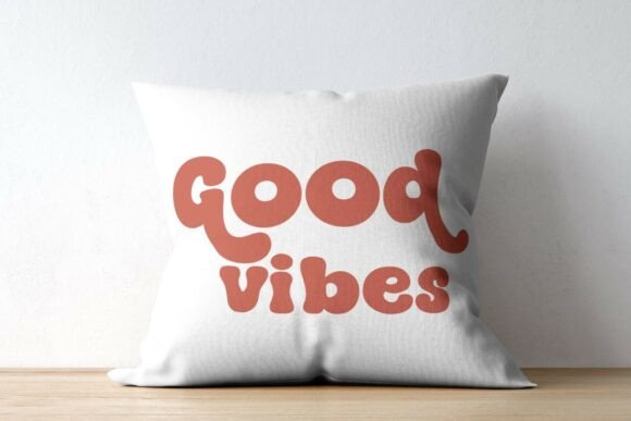 Groovy Chunk Font PNG with transparent background - Preview 1