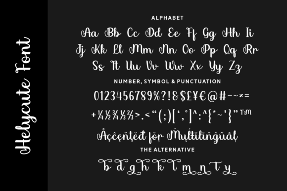 Helycute Font - Preview 4