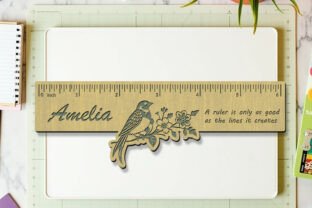 Laser Cut Birds Wooden Rulers SVG · Creative Fabrica