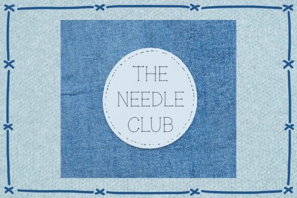 Needle Nest Font PNG with transparent background - Preview 4