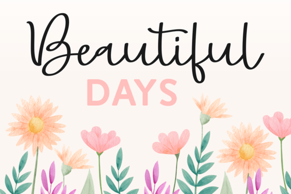 Pinka Lovely Font PNG with transparent background - Preview 2