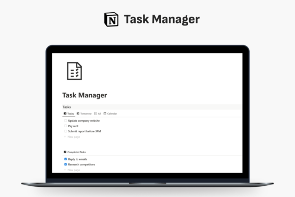 Task Manager Notion Template