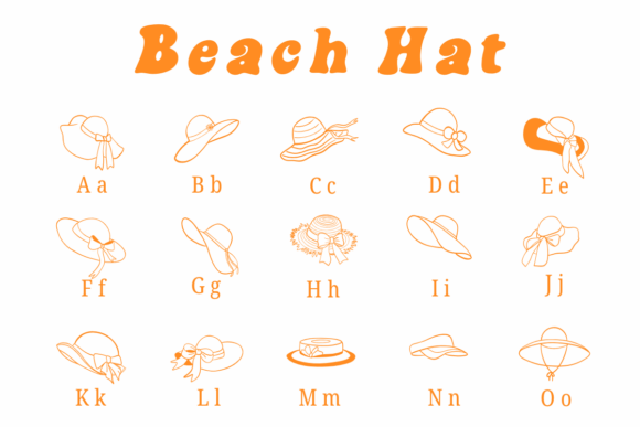 Beach Hat Font - Preview 1