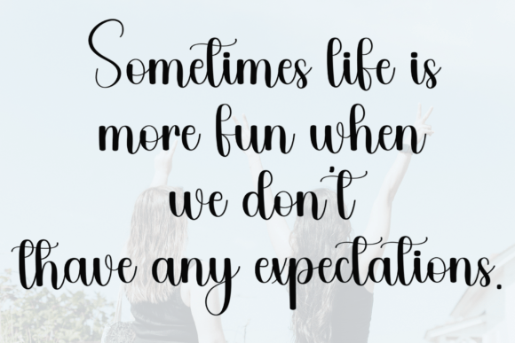 Beautiful Homemade Font PNG with transparent background - Preview 4