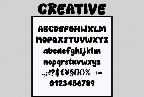 Creative Font - Preview 6