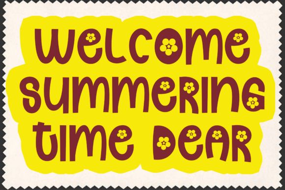 Flower Blossom Font - Preview 3