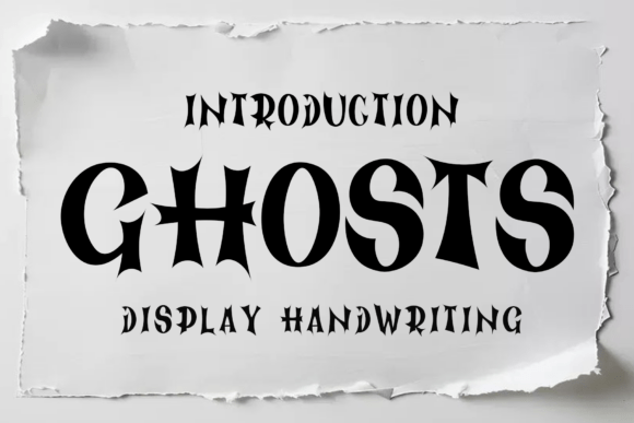 Ghosts Font - Preview 1