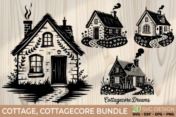 High Quality Cottage SVG Bundle