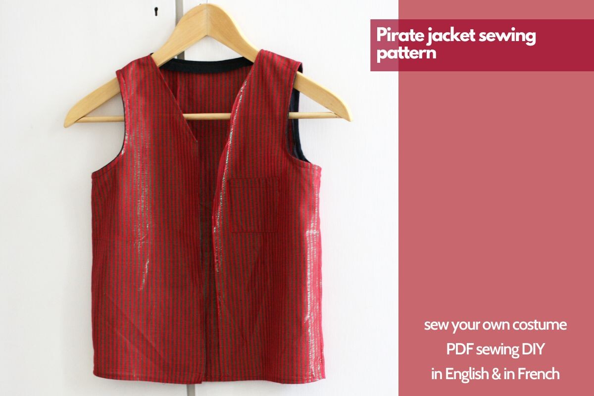 Kids Pirate Jacket Sewing Pattern
