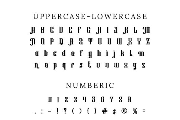 Magic Moon Font PNG with transparent background - Preview 1