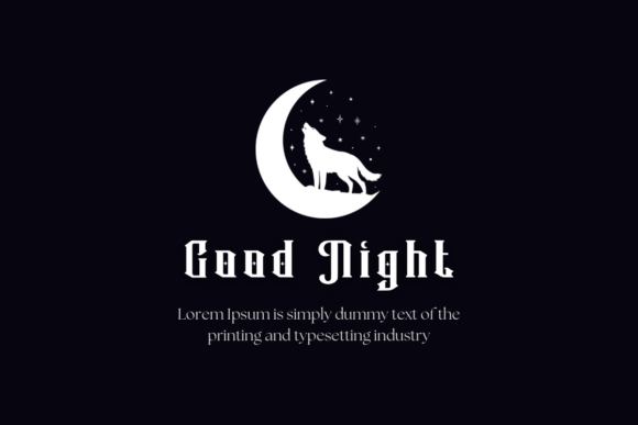 Magic Moon Font PNG with transparent background - Preview 2