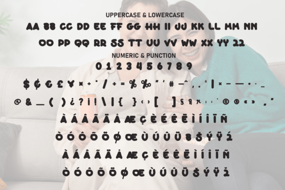 Mother Happy Font PNG with transparent background - Preview 6