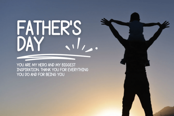 My Father Day Font PNG with transparent background - Preview 2