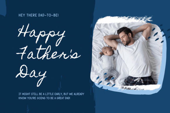 My Father Day Font PNG with transparent background - Preview 5