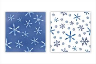 Snowflake Digital Paper Bundle Pack Graphic by Vee Zee Designs ...