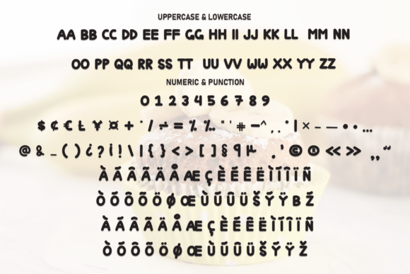 Banana Cupcake Font - Preview 6