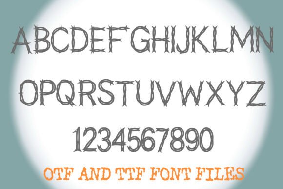Barbed Wire Font - Preview 1