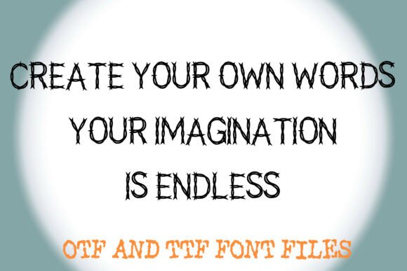 Barbed Wire Font - Preview 2