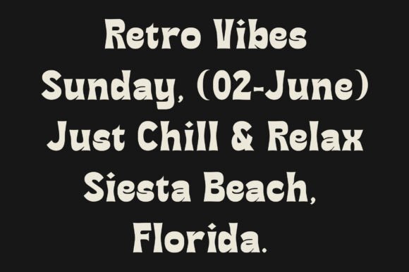Baretro Font - Preview 1