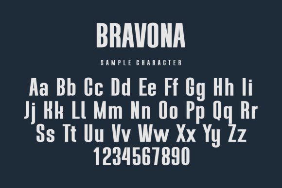 Bravona Font - Preview 4