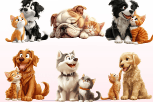 Cat and Dog PNG Bundle Graphic by SapphireDreamscape · Creative Fabrica