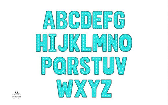 Dotted Back to School Font - Preview 4