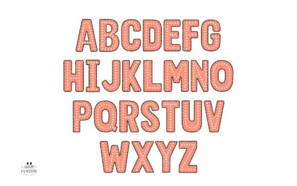 Dotted Back to School Font - Preview 5