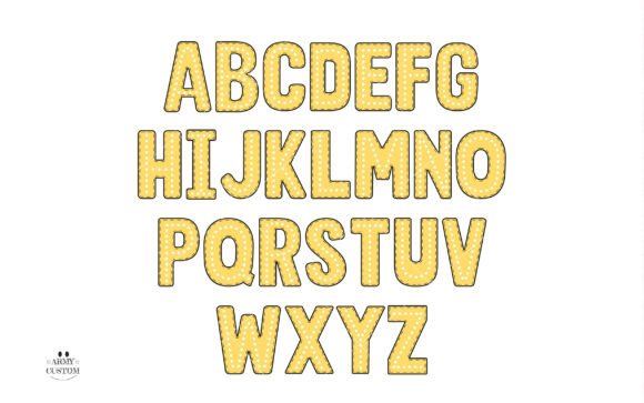 Dotted Back to School Font - Preview 6