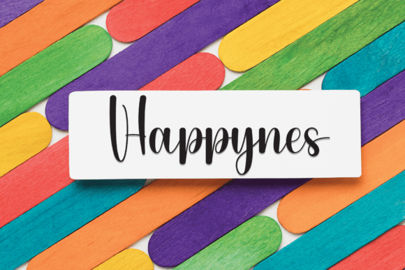 Love Flowers Font PNG with transparent background - Preview 2