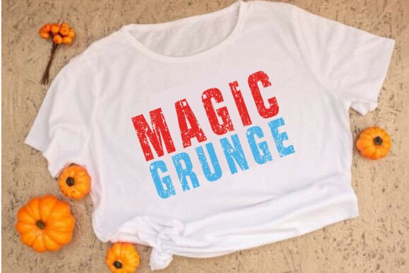 Magic Grunge Font PNG with transparent background - Preview 3