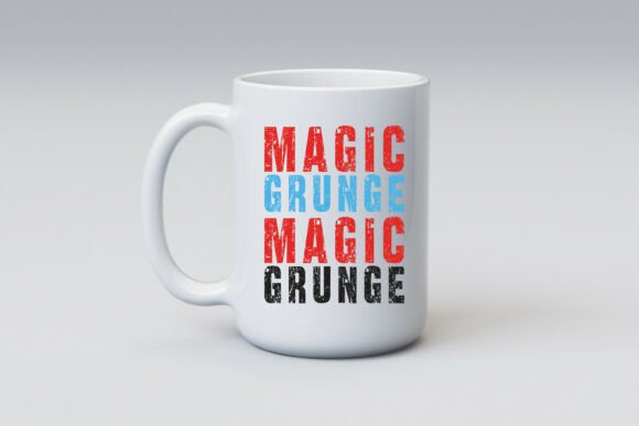 Magic Grunge Font PNG with transparent background - Preview 4