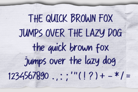 Rejoiceful Biro Font PNG with transparent background - Preview 3