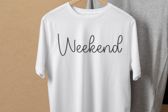 Sample Magnolia Font PNG with transparent background - Preview 3