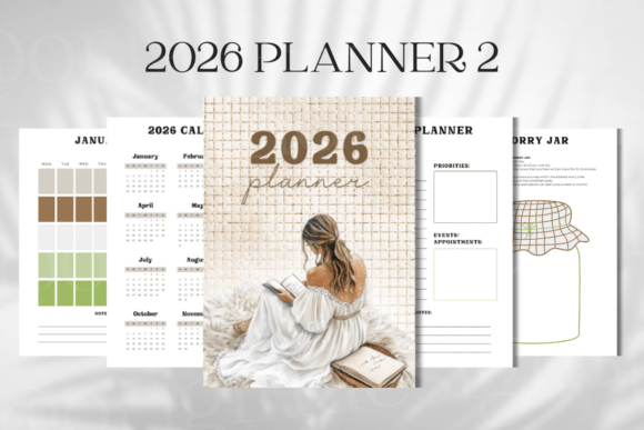 2026 Planner Design 1 digital planner cover