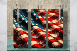 American Flag Tumbler Wrap Seamless Graphic by santanasolomon ...