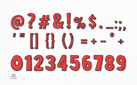 Back to School 3d Font PNG with transparent background - Preview 3