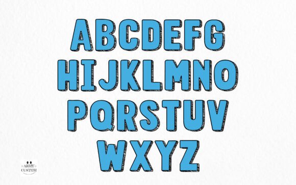 Back to School 3d Font PNG with transparent background - Preview 6