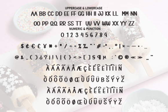 Banana Chocolate Font - Preview 6