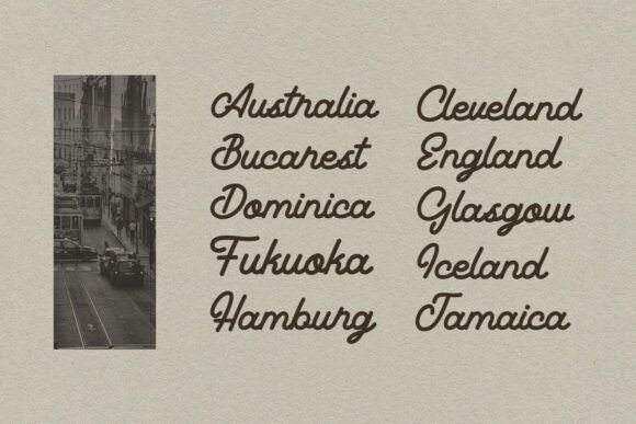 Banesten Font - Preview 2