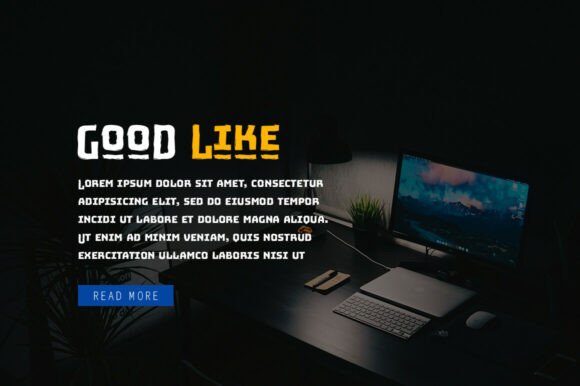 Black England Font - Preview 3